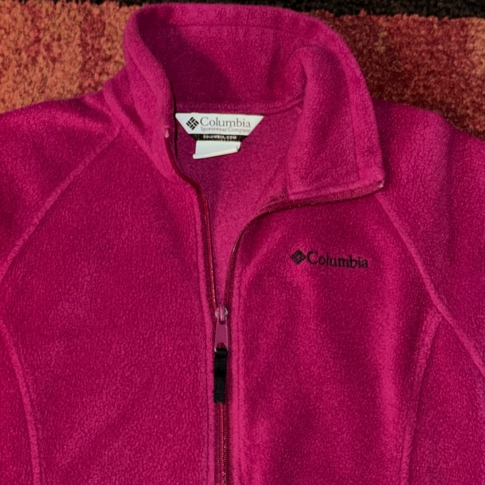 Girls Columbia Fleece Jacket - Picture 2 of 5